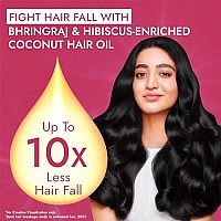 Parachute Advansed Bhringraj & Hibiscus-enriched Coconut Hair Oil| Hibiscus Oil| Superfoods Touch| Hair Fall Control| 300 Ml