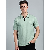 Lux Cozi Pack Of 2 Mint Green And Red Regular Fit Half Sleeves Polo Neck Tshirt For Men Polo Casual Tshirt For Men 100 Comb