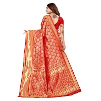 SHIVANAA Womens Jacquard Saree With Blouse PieceSaree For WomenDesigner Saree