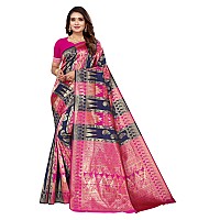 SHIVANAA Womens Jacquard Saree With Blouse PieceSaree For WomenDesigner Saree