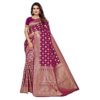 SHIVANAA Womens Jacquard Saree With Blouse PieceSaree For WomenDesigner Saree