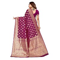 SHIVANAA Womens Jacquard Saree With Blouse PieceSaree For WomenDesigner Saree