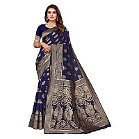 SHIVANAA Womens Jacquard Saree With Blouse PieceSaree For WomenExclusive Saree