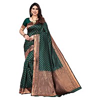 SHIVANAA Womens Jacquard Exclusive Saree With Blouse PieceSaree For Women