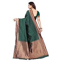 SHIVANAA Womens Jacquard Exclusive Saree With Blouse PieceSaree For Women