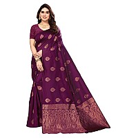 SHIVANAA Womens Jacquard Wedding Festive Saree With Blouse Piece||Saree For Women