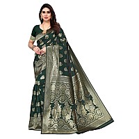 SHIVANAA Womens Jacquard Saree With Blouse PieceSaree For Women