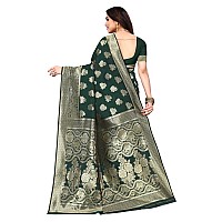 SHIVANAA Womens Jacquard Saree With Blouse PieceSaree For Women