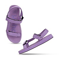 YOHO EVA Sandals for Women | EVA sole | Comfortable cushioned sole with TPR base | Lightweight | Soft skin friendly straps | Adjustable straps | Velcro closure | Vibrant colour options