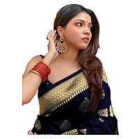 Sugathari Womens Banarasi Saree Pure Kanjivaram Silk Saree Soft new ladies 2023 Design Wear Pattu Sarees Latest Cotton Party Sar