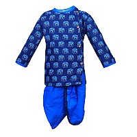 Zingle Boys Kids Ethnic Traditonal Design Pure Cotton Dhoti Kurta Setfull Sleeves Dhoti Dress Set For Casualfestivaloccasiona