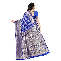 Sugathari Womens Banarasi Saree Pure Kanjivaram Silk Saree Soft new ladies 2023 Design Wear Sarees Latest Cotton Party Sari coll