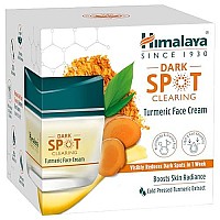 Himalaya Dark Spot Clearing Turmeric Face Cream | Organically sourced Turmeric | Reduce dark spots in 7 days | 2% Glycolic Acid & 2% Niacinamide | 50g