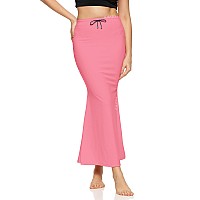 Zornitsa Lycra Saree Shapewear Petticoat For Women Skirts For Women Light Pink Xl