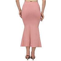 Symvi Cotton Blended Saree Shapewear for Woman L Peach