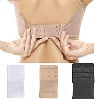 Bureaucrat Elastic Bra Hook Extender2 Hook3 Eye 3 Hook3 Eye With Extra Elastic Increase Band Lengthbra Hook Extender Co