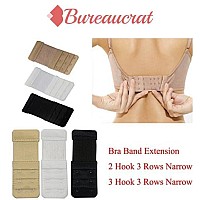 Bureaucrat Elastic Bra Hook Extender2 Hook3 Eye 3 Hook3 Eye With Extra Elastic Increase Band Lengthbra Hook Extender Co