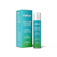 Melun 3% Niacinamide moisturizer with Hyaluronic acid & Ceramides | Oil free, Lightweight Moisturizer for face | Fast absorbing face cream for men & women | Fragrance free | 50g