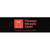 Finesse Miracle Cami Womens Cotton Clip On Mock Lace Casual Style Camisole Deep Neck Cover Miracle Cami Set Of 3 Black White