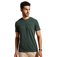 Damensch Breeeze Regular Fit Ultralight Melange Tshirts Shorts For Men Premium Combed Cotton Vortex Blend Superior Gold Finis