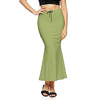 Chetmika Women Saree Shapewear Petticoat Parrot Green XL