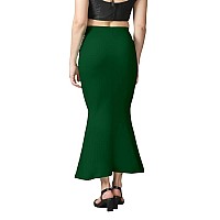 Chetmika Women Saree Shapewear Petticoat Green XL