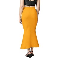 Chetmika Women Saree Shapewear Petticoat Yellow XXL