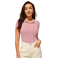 Sugathari Womens Girls Peach Short Sleeve Top For Women Tops Tshirts For Girls Top 44 Peach S