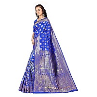 Sugathari Womens Banarasi Saree Pure Kanjivaram Silk Saree Soft new ladies 2023 Design Wear Pattu Sarees Latest Party Sari colle