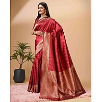 Sugathari Womens Banarasi Saree Pure Kanjivaram Silk Saree SAM PARI113 MAROON