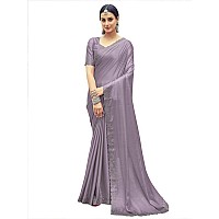 Satrani Womens Silk Saree 3431S291NDull Light Purple