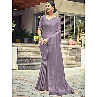 Satrani Womens Silk Saree 3431S291NDull Light Purple