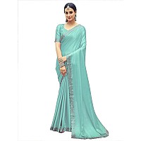 Satrani Womens Silk Saree 3431S287NMint Green