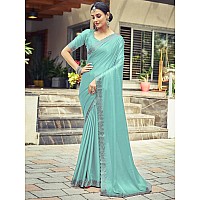 Satrani Womens Silk Saree 3431S287NMint Green