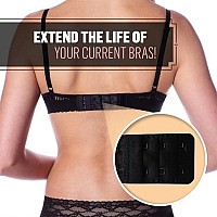 Bureaucrat Elastic Bra Hook Extender2Hook3 Eye 3Hook3Eye With Extra Elastic Increase Band Lengthbra Hook Extender Combo