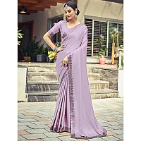 Satrani Womens Silk Saree 3431S283NLavender