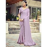 Satrani Womens Silk Saree 3431S283NLavender