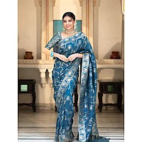 C J Enterprise Womens Banarasi Saree Pure Kanjivaram Silk Saree Soft Design Wear Pattu Sarees Latest Cotton With Blouse Piece Ka