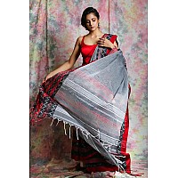 Sareekatha Womens Handloom Cotton Saree With Running Blouse Piece. (Ass), Multicolor