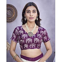 Priyashi Plain Art Silk Saree for Womens AZPYP3SANVI Purple