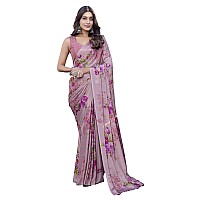 Yashika Womens Elegant Chiffon Saree Set with Blouse Piece Elevate Your Style with This Trendy Ensemble AZYSP1DIPTI PINK