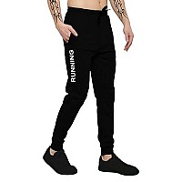 Lookmark Mens Solid Lycra Blend Lounge Wear Trendy Track Pant With Pockets Ideal For Night Day Or Casual Wear Azlmogtrackpa