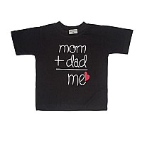 Momdad Smile D7 Text Printed Cotton Baby Black Clothing Setstshirtshorts 3 Different Designs Boysgirls Born Baby To 6 Y