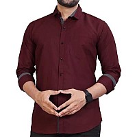 Tee Projekt Casual Cotton Long Sleeve Shirt For Men Formal Wear Regular Wear