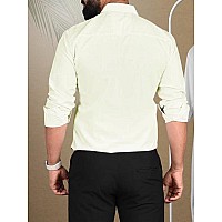 Tee Projekt Casual Cotton Long Sleeve Shirt For Men Formal Wear Regular Wear