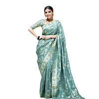 C J Enterprise Womens Pure Kanjivaram Silk Saree Soft Banarasi Design Wear Kanchipuram Pattu Sarees Party Latest Cotton With Blo