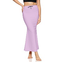 Zornitsa Lycra Saree Shapewear Petticoat For Women Skirts For Women Lavender Xl