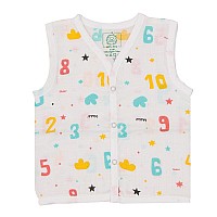 A Toddler Thing Organic Cotton Muslin Jabla Short White Jhabla For Baby Boys Girls Summerwear Jabala Sleeveless Vest