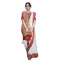 Yashika Womens Trendy Cotton Silk Saree with Blouse Material Pongal Special South Indian kerala Saree With Blouse PieceAZY