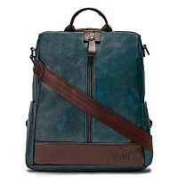 Vismiintrend Stylish Women Teal Blue Leather Backpack Handbag For Teen Girls | Everyday Use Ladies Sling Bag Shoulder Purse For Office, College, Travel, Birthday Gift | Rakhi Gifts For Sisters, Bhabhi